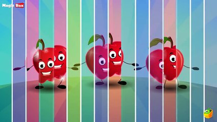 An Apple A Day English Nursery Rhymes Cartoon/Animated Rhymes For Kids