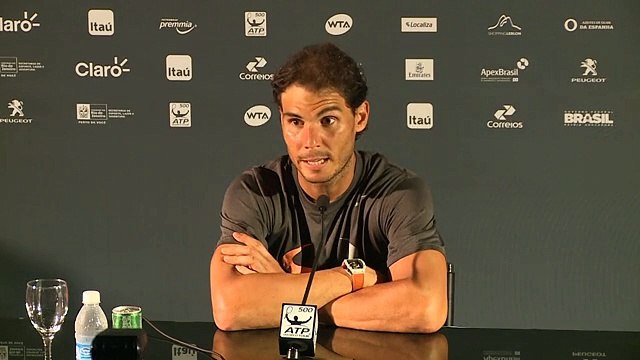 2016 Rio Open R2 Rafael Nadal def. Nicolas Almagro 6/3 7/5