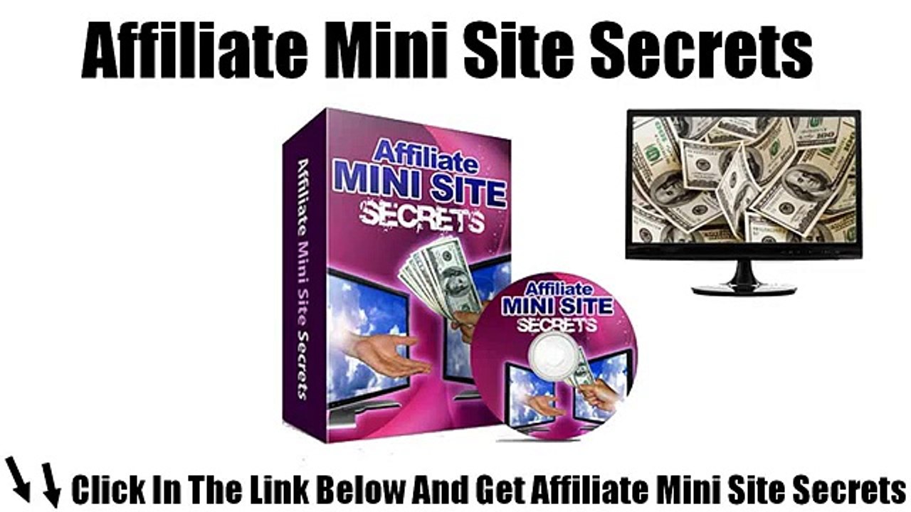 Affiliate Mini Site Secrets Review