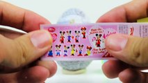 Play Doh Kinder Surprise Eggs Disney Frozen Hello Kitty Peppa Pig egg minnie