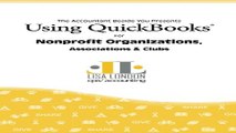 Using QuickBooks for Nonprofit Organizations  Associations and Clubs  The Accountant Beside You
