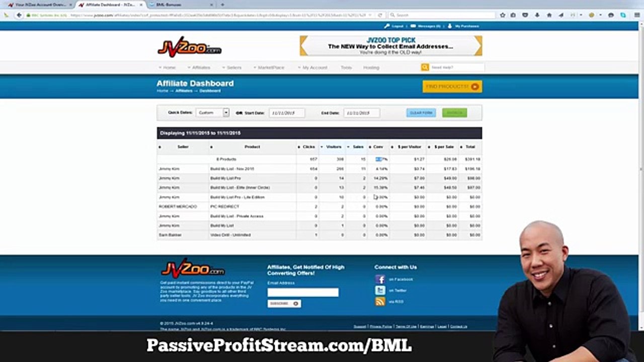 My First Day Results With Jimmy Kim's Build My List 2.0
