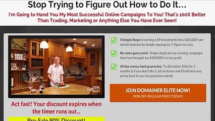 Domainer Elite Course Review and Bonuses - The ★BEST★ Domain Flipping Course I Ever Seen :)