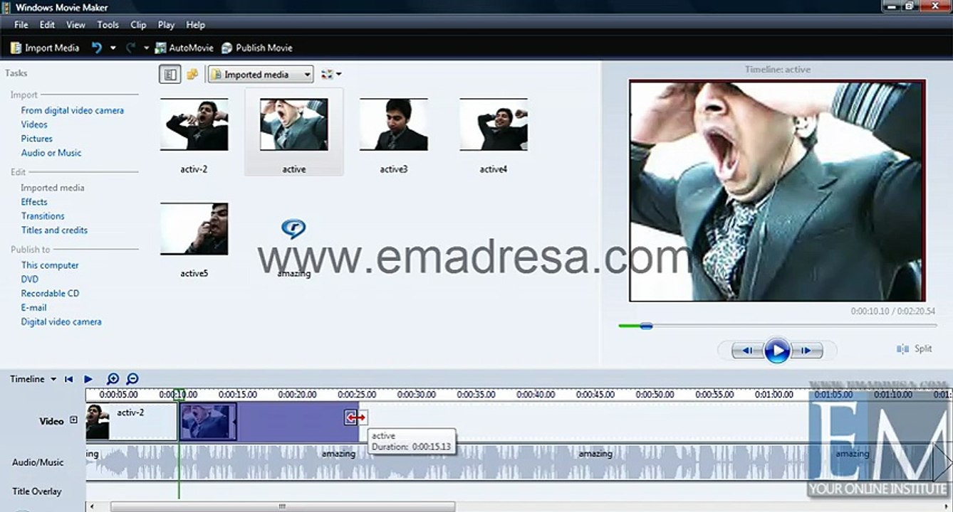 How to use Windows Movie Maker URDU TUTORIAL