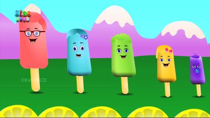 The Finger Family Ice Cream Family Nursery Rhyme - Ice Cream Finger Family Songs