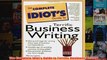 Download PDF  The Complete Idiots Guide to Terrific Business Writing FULL FREE