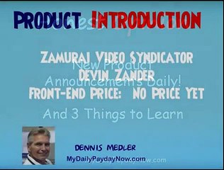Devin Zander   Zamurai Video Syndicator