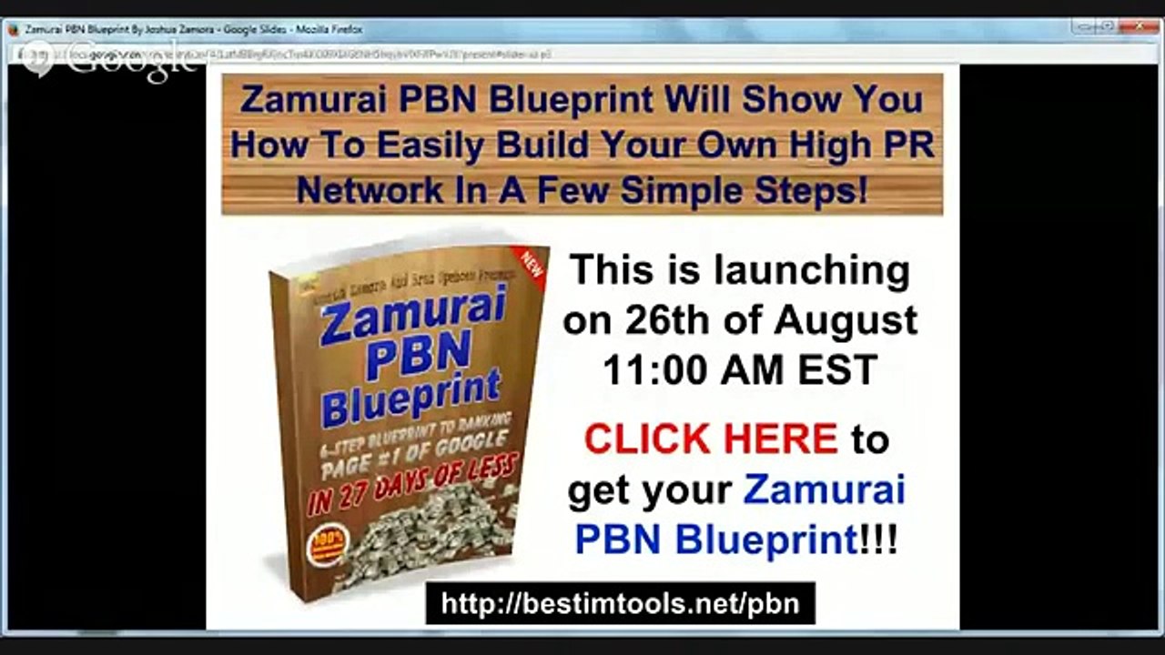 Zamurai PBN Blueprint Review | Buy Zamurai PBN Blueprint By Joshua Zamora!!! :))))))