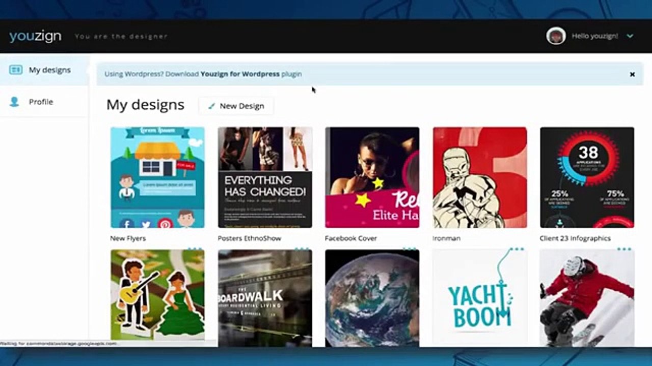 YouZign Review Demo - Create Stunning Images And Graphics With Ease