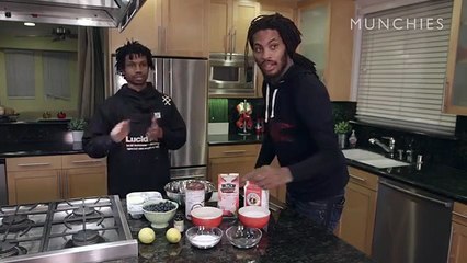 How To Make Vegan Blueberry Muffins with Waka Flocka Flame & Raury