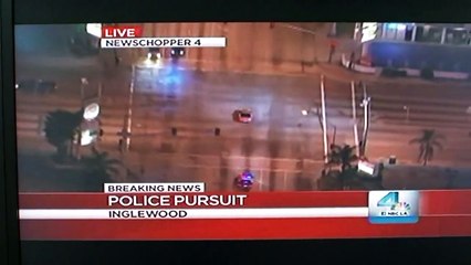 Inglewood Police Chase Jan 13, 2013 - Front Row Seat - Inglewood Raceway