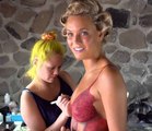 La joueuse de tennis Caroline Wozniacki pose nue en bodypainting pour un magazine