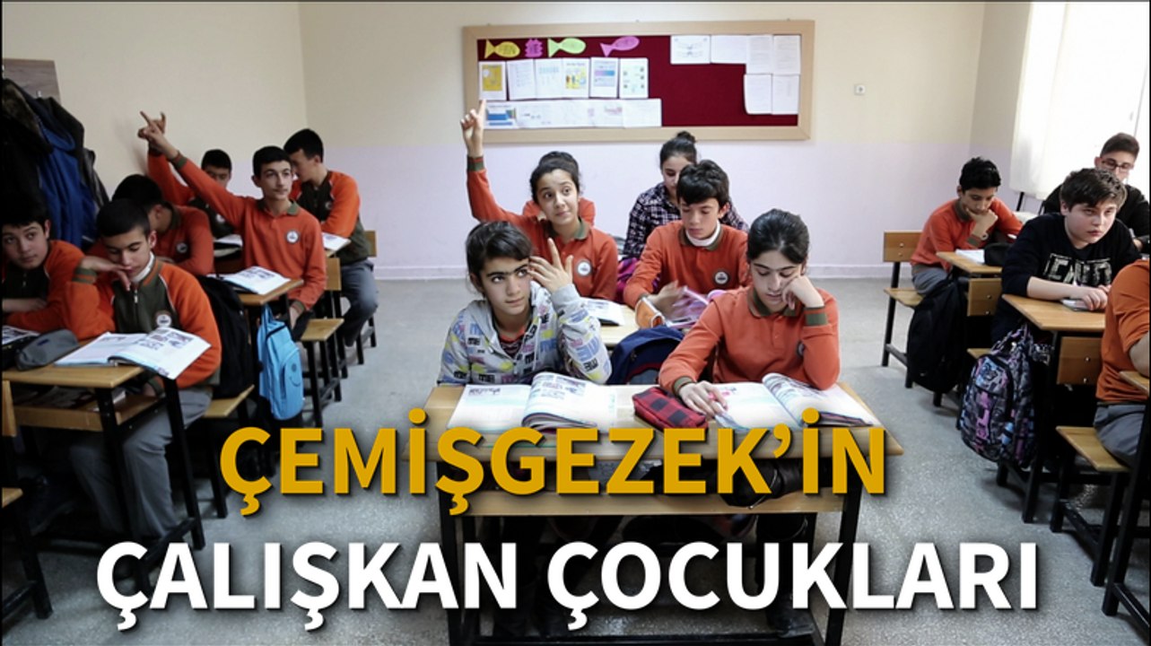 Çemişgezek'in çalışkan çocukları