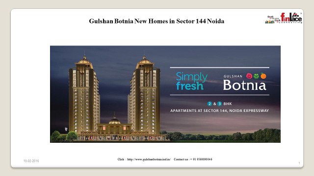 Gulshan Botnia New Homes Sector 144 Noida