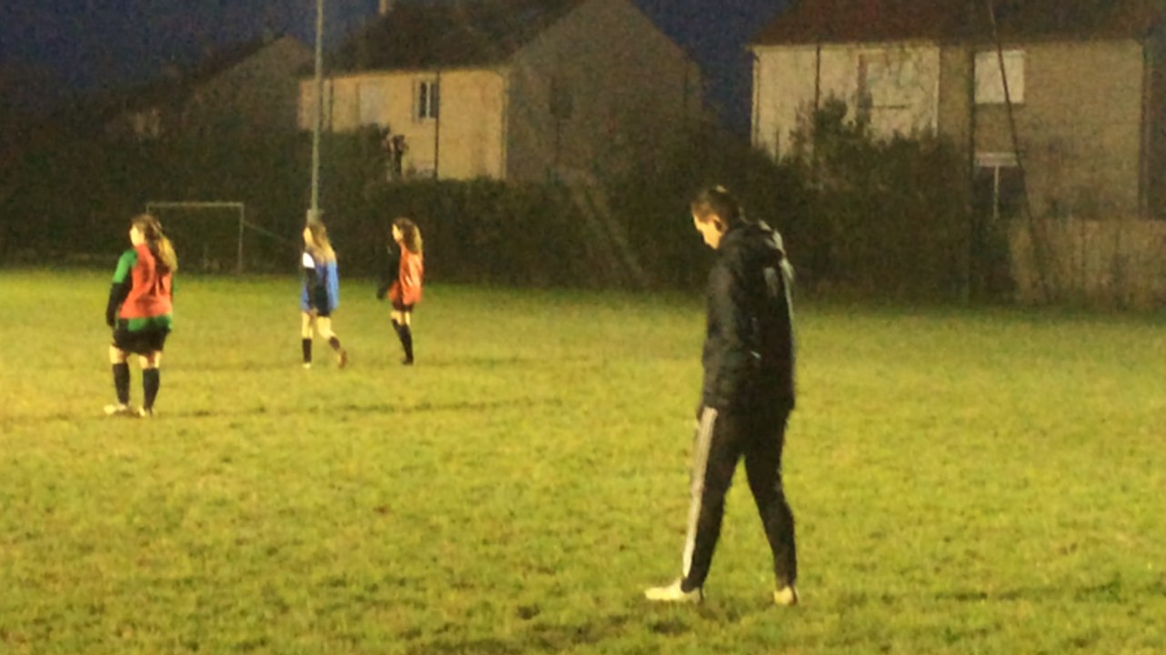 Entraînement des féminines de l'US Alençon