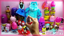 barbie tom and jerry peppa pig frozen kinder play doh surprise eggs sofia toys