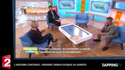 Frédéric Deban : Son poignant témoignage sur sa surdité (Vidéo)