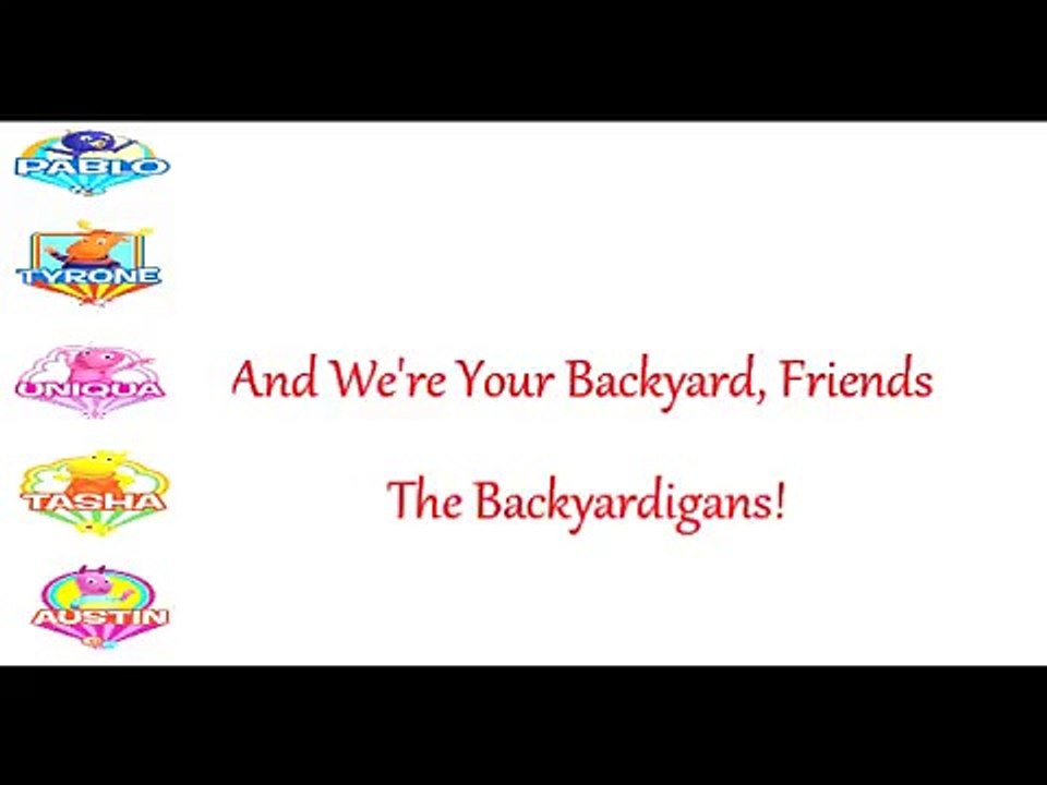 The Backyardigans Theme Song Lyrics Vidéo Dailymotion