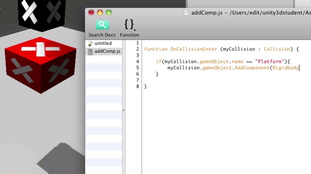 Unity3D - Beginner 15 - Adding Components via Script