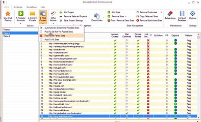 SocialRobot: Posting To Failed Sites