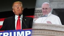 Donald Trump responde al cuestionamiento del Papa Francis sobre su fe