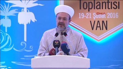 Van - Diyanet Başkanı Görmez, 32.il Müftüleri Toplantısı'nda Konuştu 4