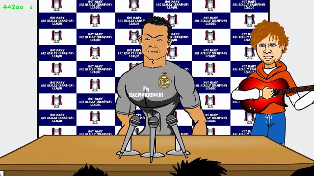 Ronaldo storms out of press conference! ROMA vs REAL MADRID 0-2 (UEFA Champions League Parody)