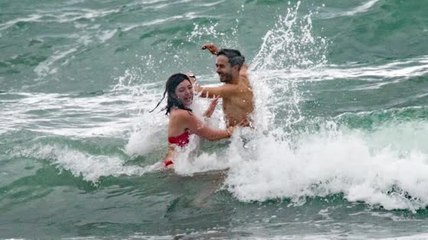 Lorde Flirts on the Beach With New Man