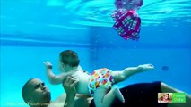 Baby Swimming - Baby Underwater - Cute Baby by Funny Videos Channel-part 2