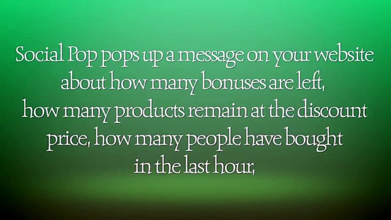 Social Pop Review