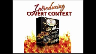 Covert Context Review | Watch Video Covert Context Demo