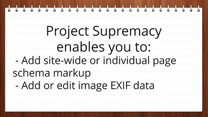 What is Project Supremacy?