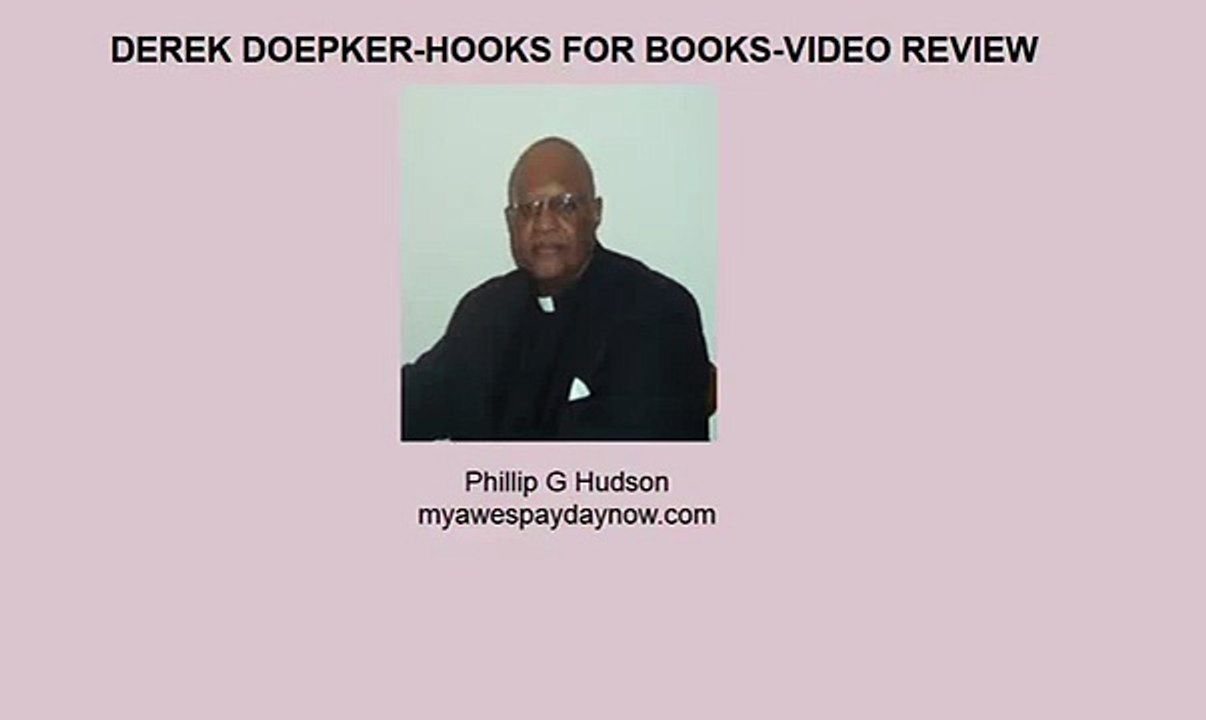 DEREK DOEPKER-HOOKS FOR BOOKS-VIDEO REVIEW