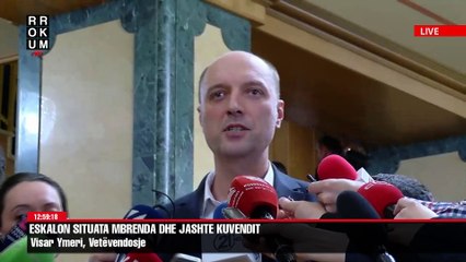 Visar Ymeri flet per perjashtimin e deputeteve te opozites