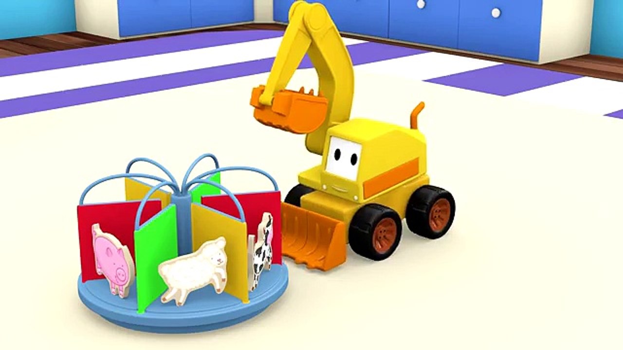 Learn with Noddy Cartoons - Noddy's ANIMAL CAROUSEL!