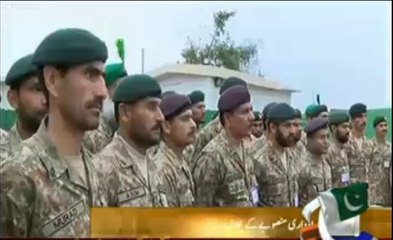 COAS Raheel Shareef checking progress of CPEC security division