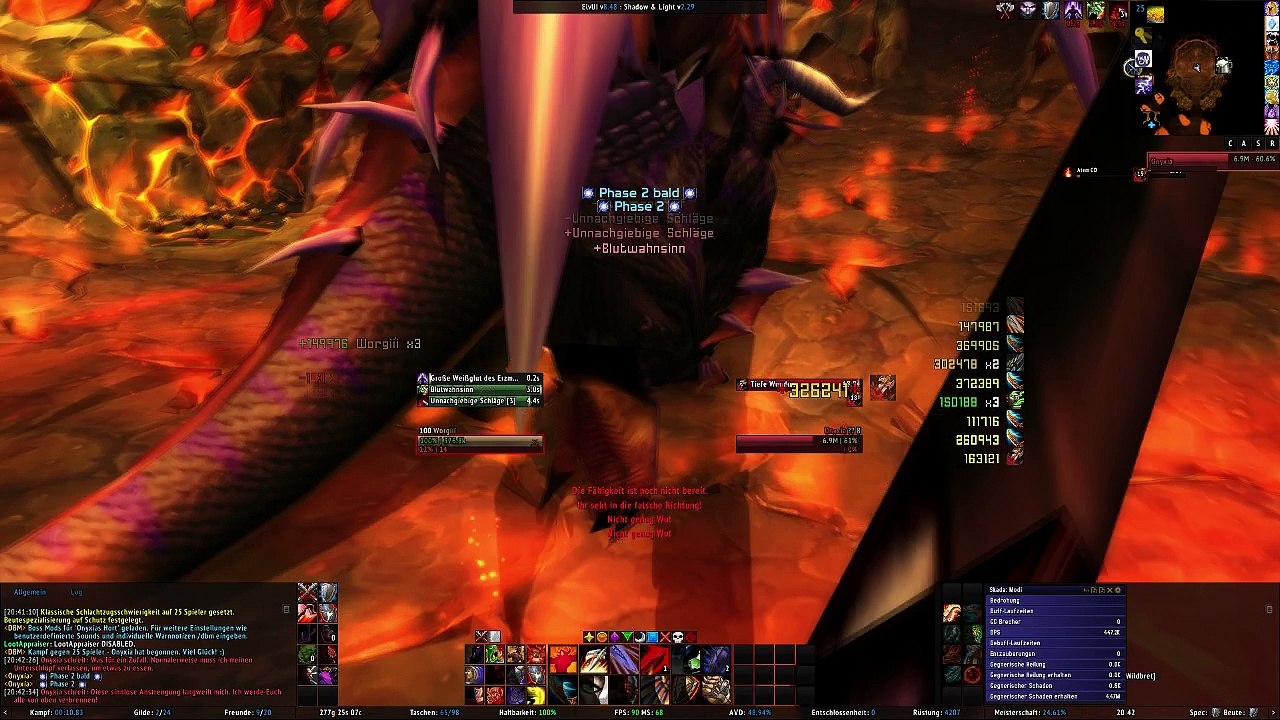 World of Warcraft - Onyxia Mount after 12 Trys