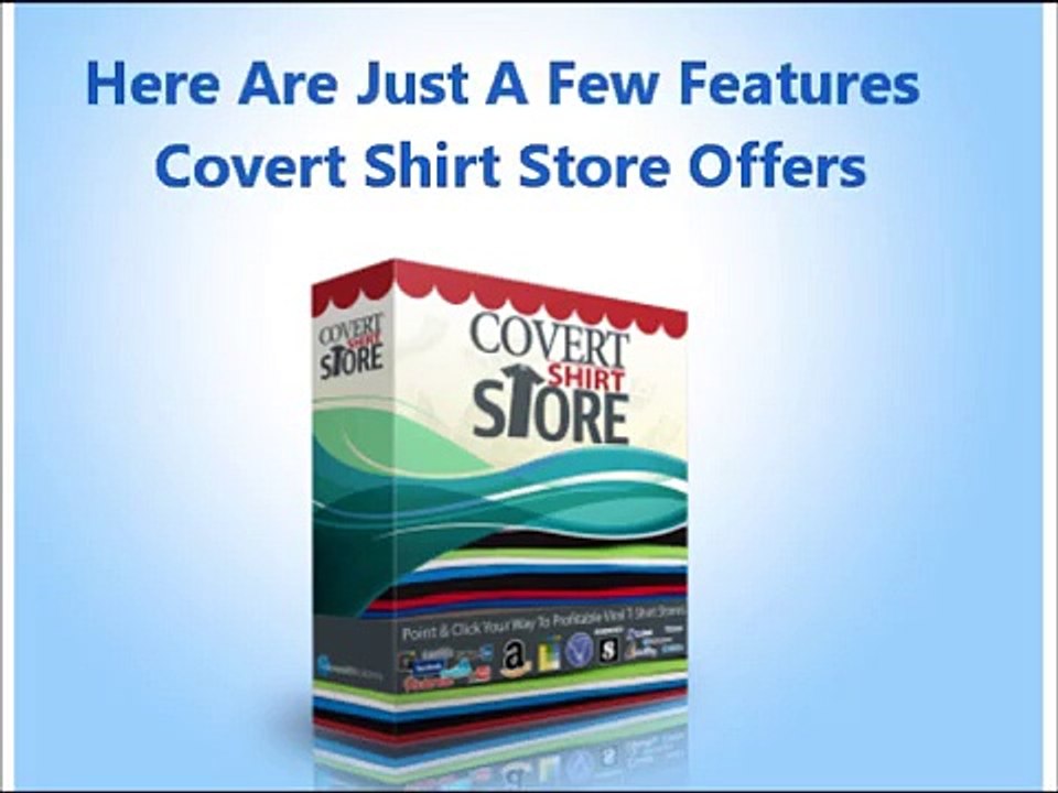 Covert Shirt Store Review And Bonus