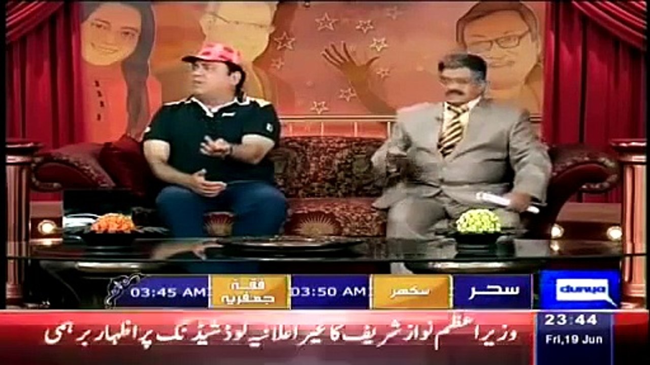 Azizi as Student 'excuses' for Study in Hasb e Haal-very funny
