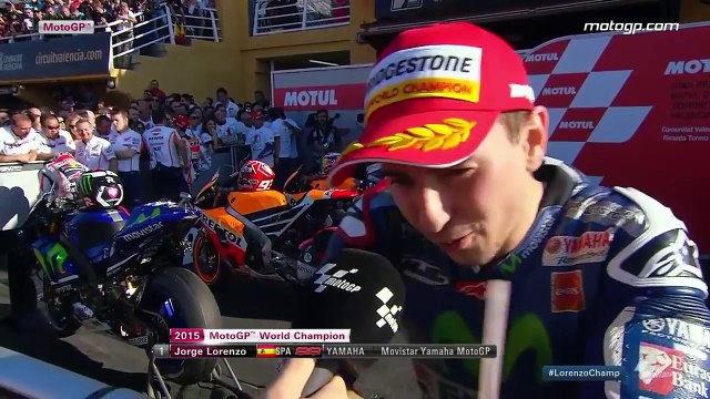 Lorenzo I Started To Cry On The Warm Down Lap Dailymotion Video