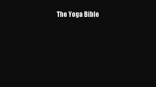 Download The Yoga Bible PDF Free