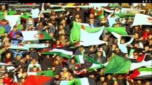 ملخص شامل عن لقاء الجزائر فلسطين ..وفرحة الجمهور الجزائري  بفوز فلسطين