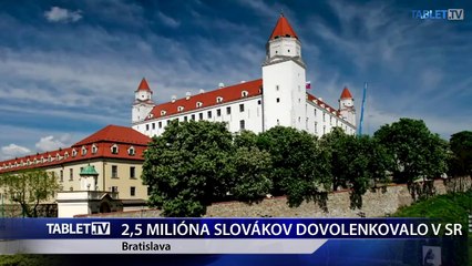 2,5 MILIÓNA SLOVÁKOV DOVOLENKOVALO V SR