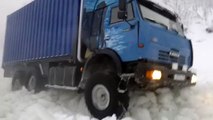 Truck 6x6 Kamaz Extreme Off-road Snow Ice Water Crossing