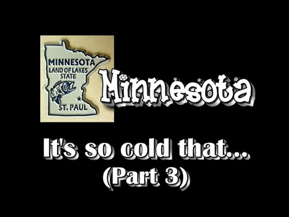 Minnesota Cold (Part 3) Frozen Hair