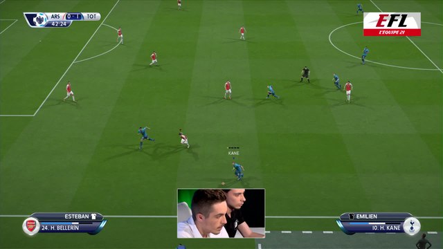 eSport - E-Football League - 5ej. : Esteban Pasquer (Arsenal) VS Emilien Taly (Tottenham)