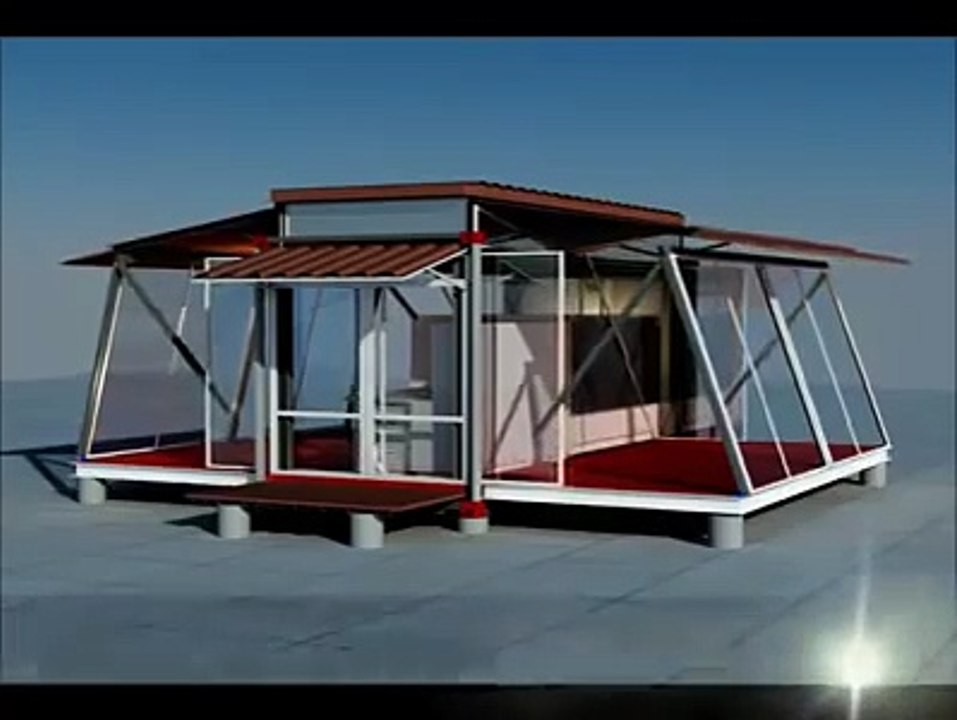 تقنية جديدة وسريعة لبناء البيوت الجاهزة