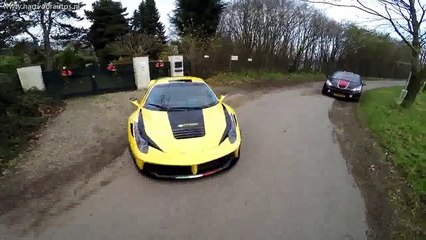 Il se filme avec sa Ferrari 458 Italia à 300 kmh