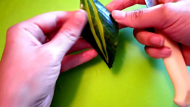 Листья из огурца! The leaves of cucumber!