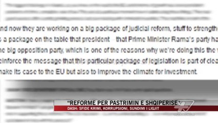 “Reformë për pastrimin e Shqipërisë” - News, Lajme - Vizion Plus